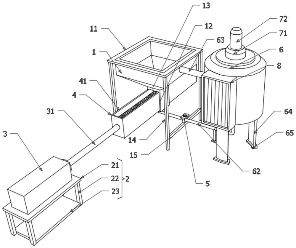 Cooling device based on automation equipment for metal parts processing