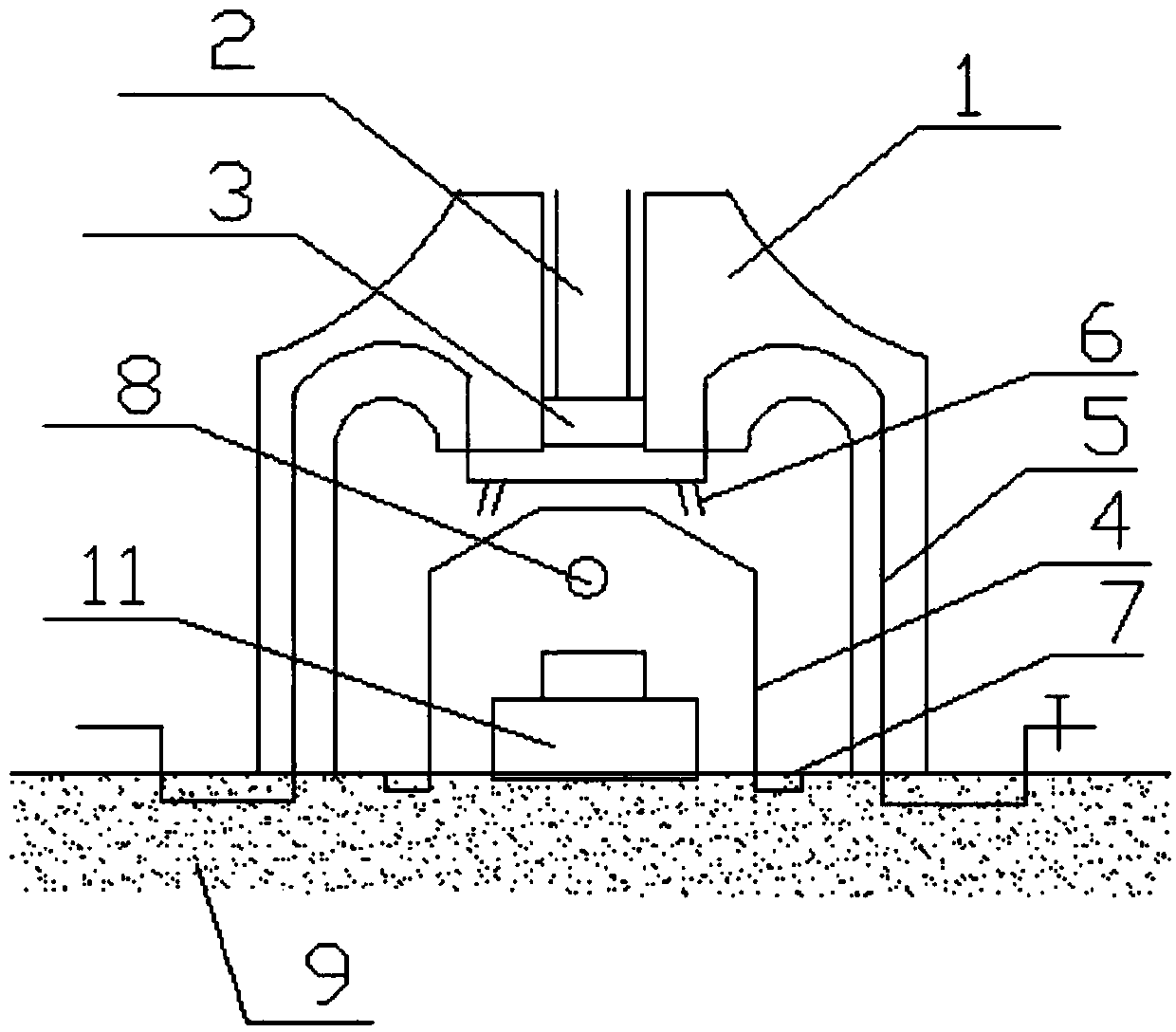 Novel cooling device