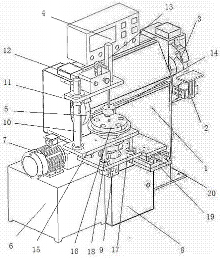 Semi-automatic disc grinding machine