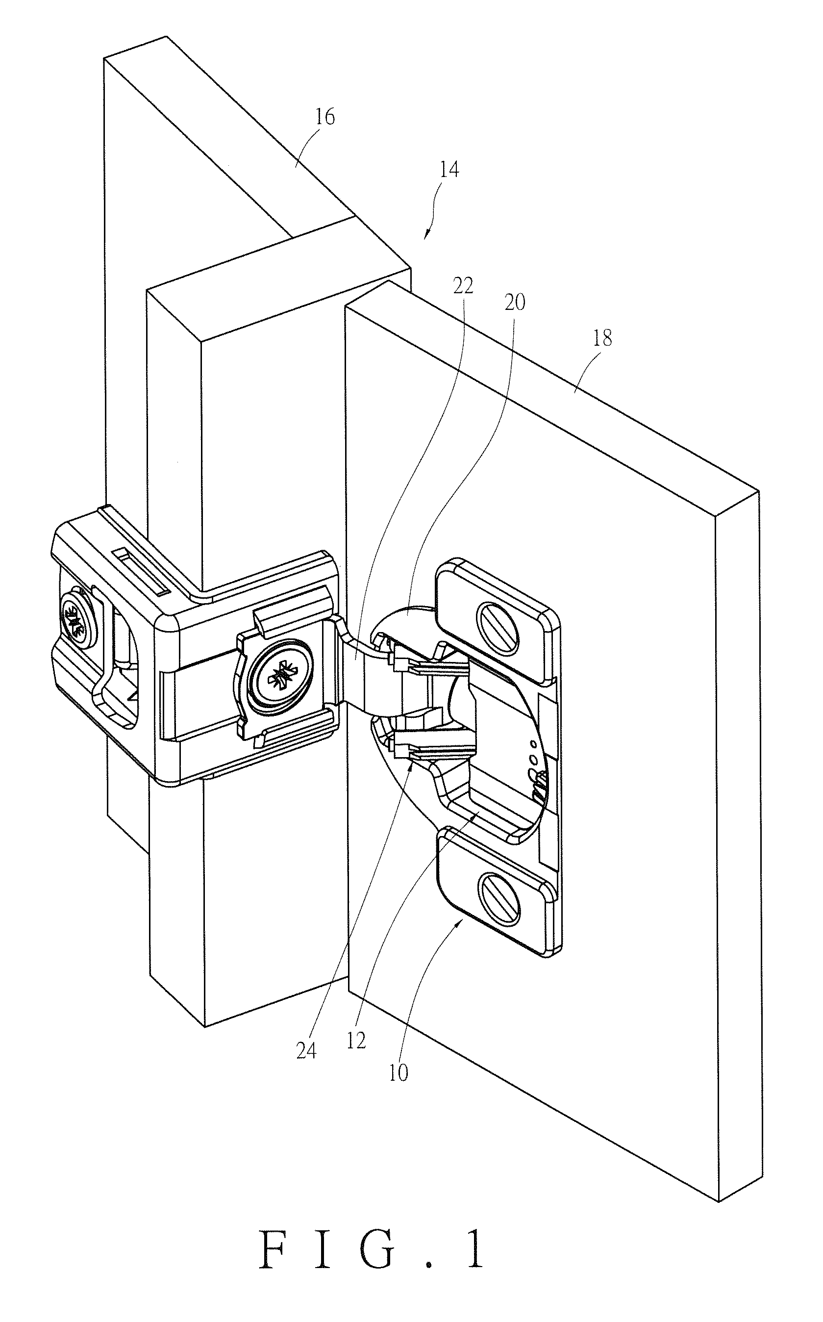 Hinge with damping device