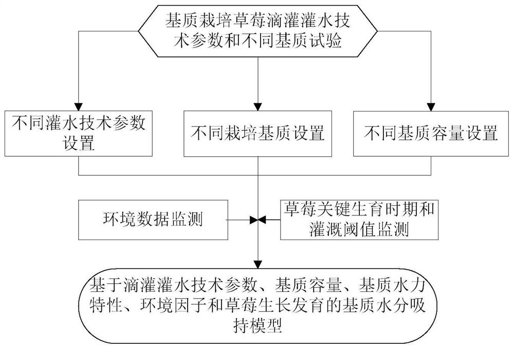 Substrate-cultured strawberry irrigation and fertilization method and system