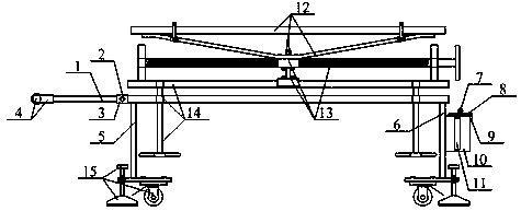 Positioning and installing support equipment of automobile transmission device