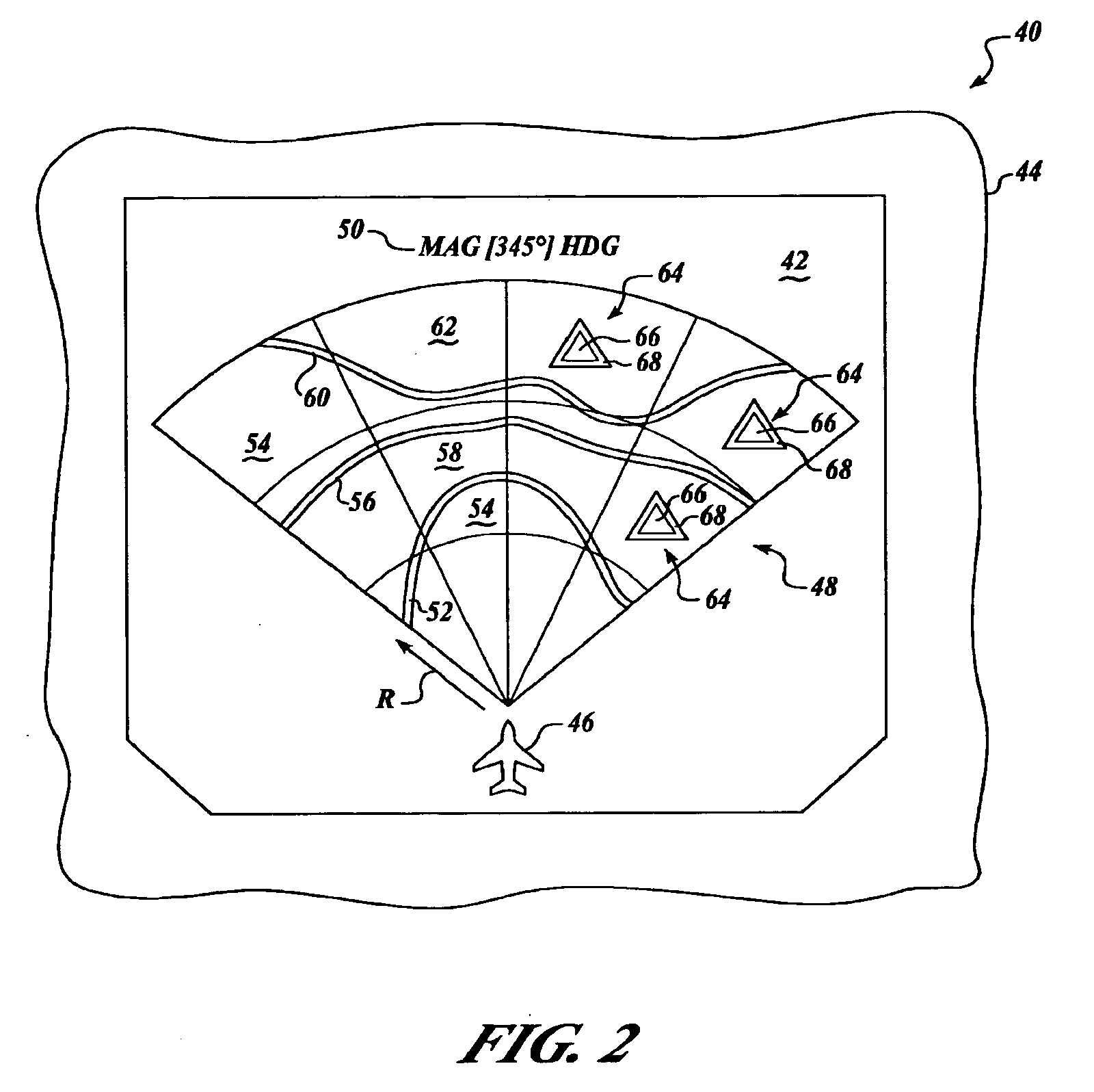 System and method for management of a ground obstacle display