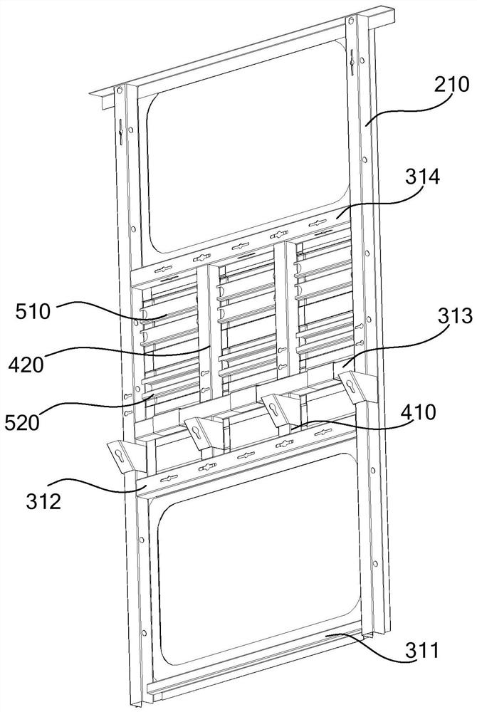 A side wall window structure module of a train and the train