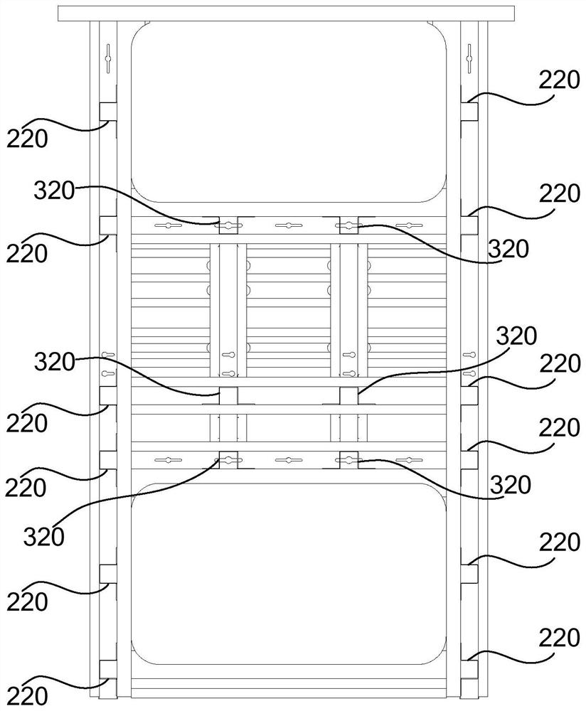 A side wall window structure module of a train and the train