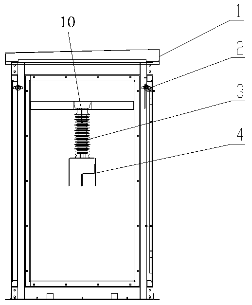 Cable connecting cabinet for photovoltaic power generation system