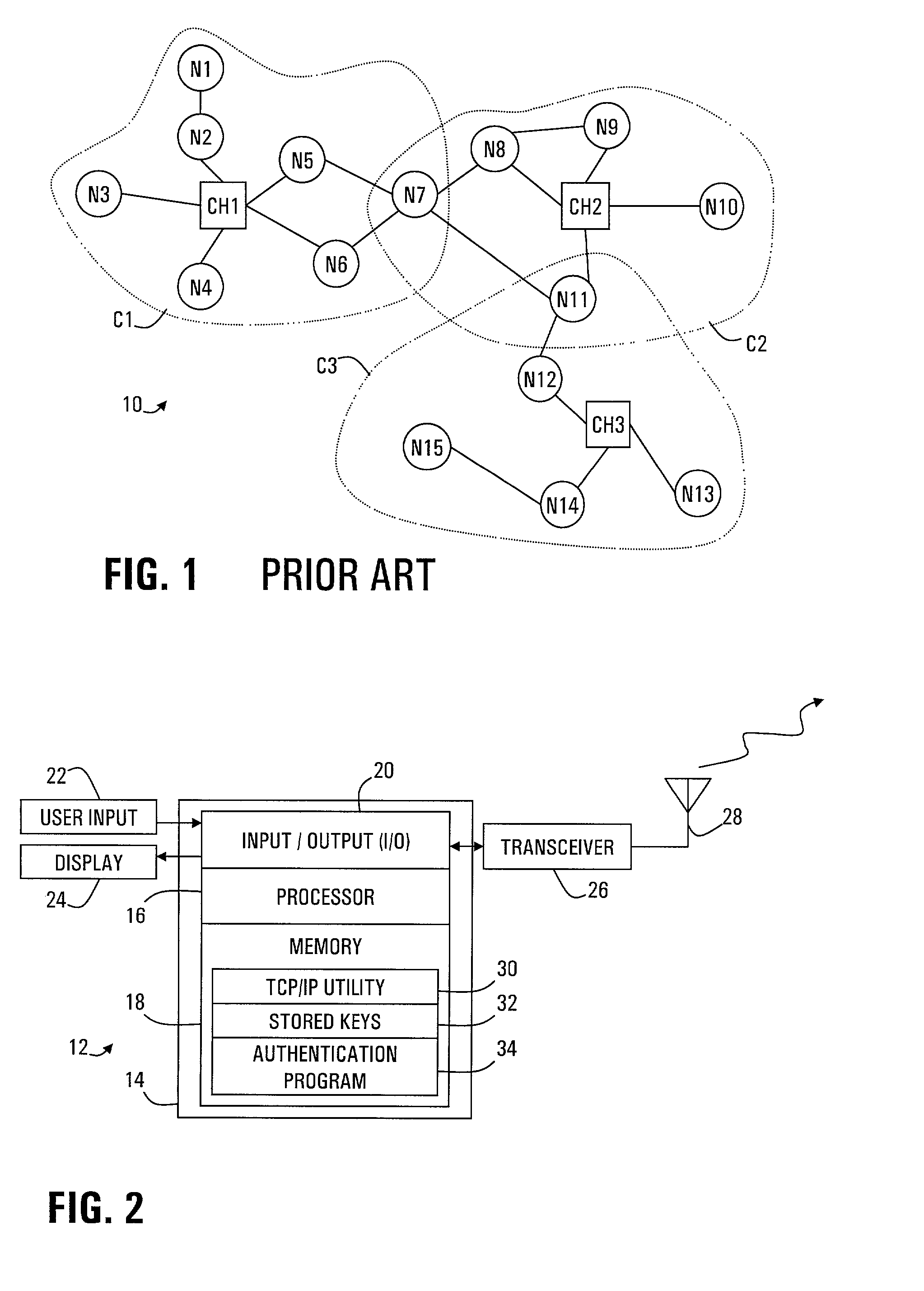 Authentication scheme for ad hoc and sensor wireless networks