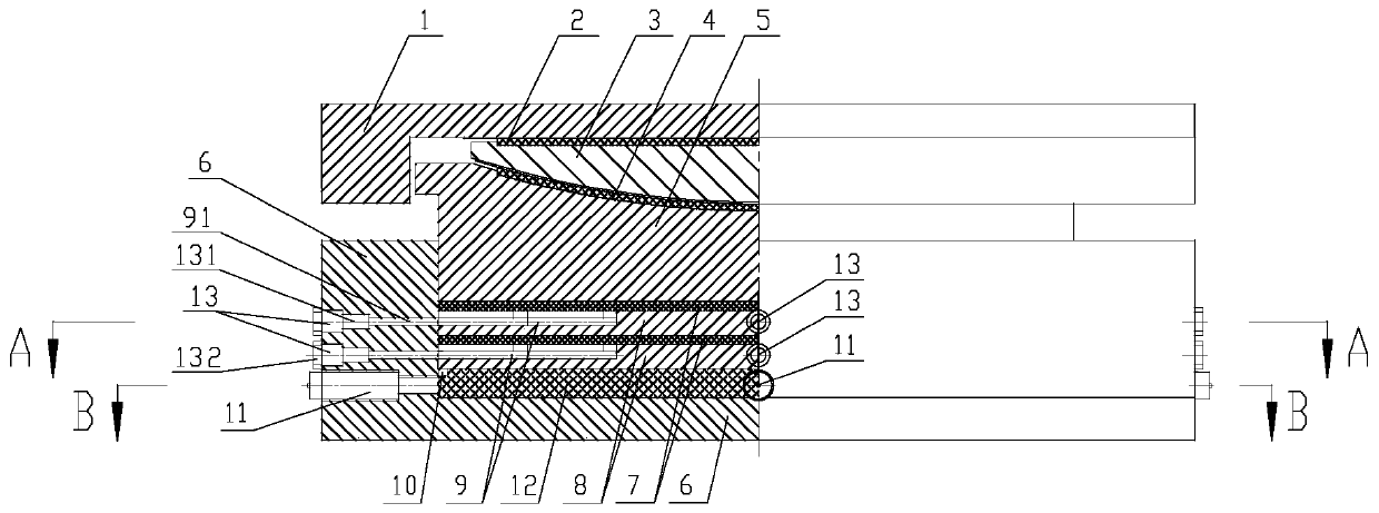 A large-tonnage graded continuous force-measuring force-adjusting support and cluster control system