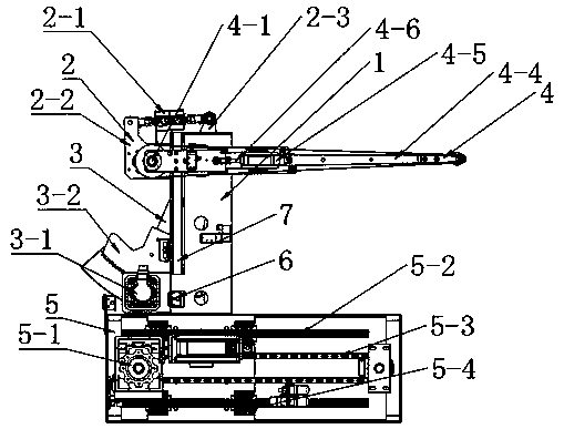 Swinging arm type face polishing wiredrawing grinding head mechanism