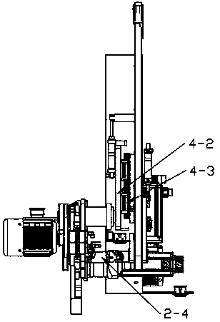 Swinging arm type face polishing wiredrawing grinding head mechanism