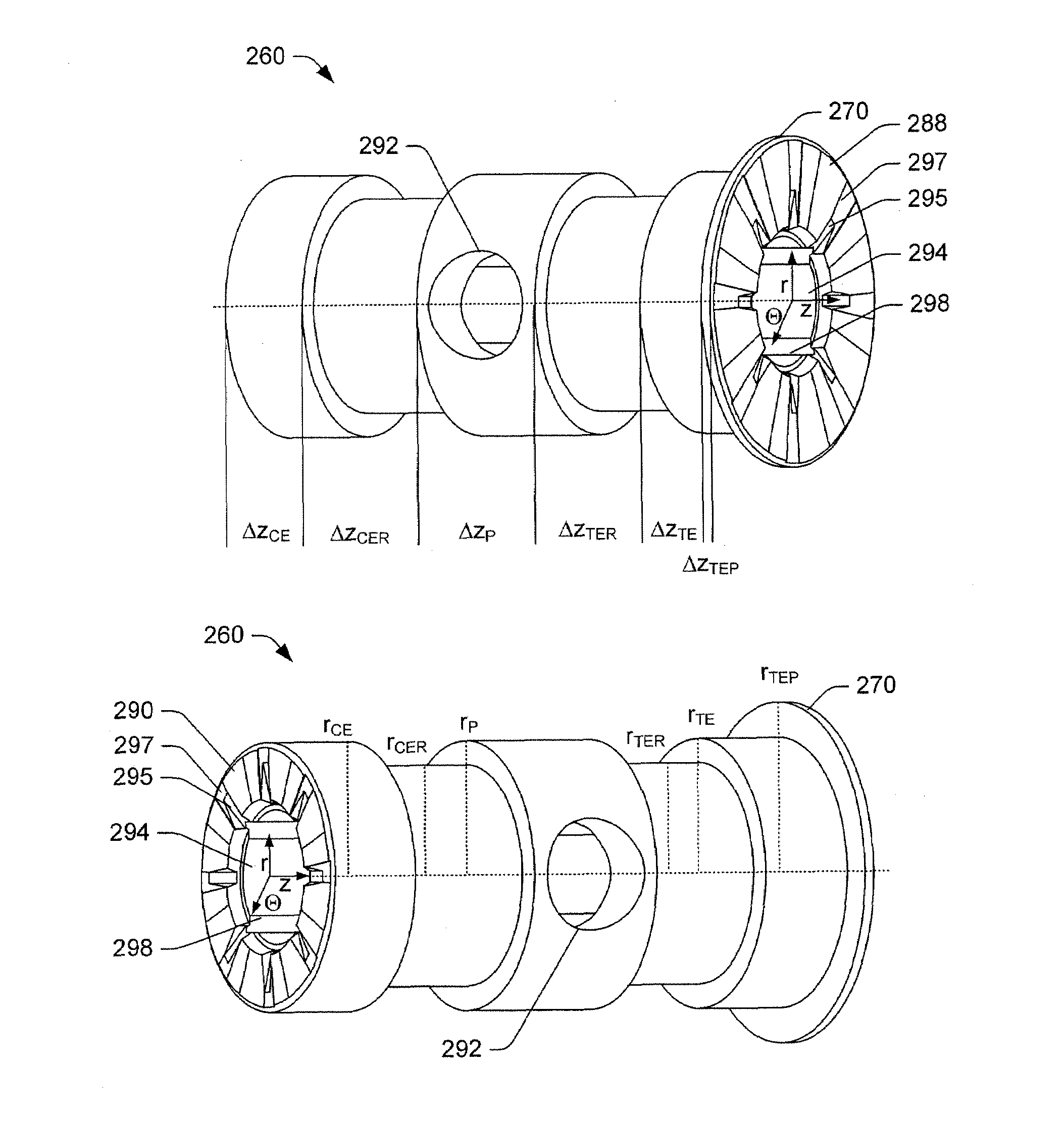 Stepped outer diameter semi-floating bearing