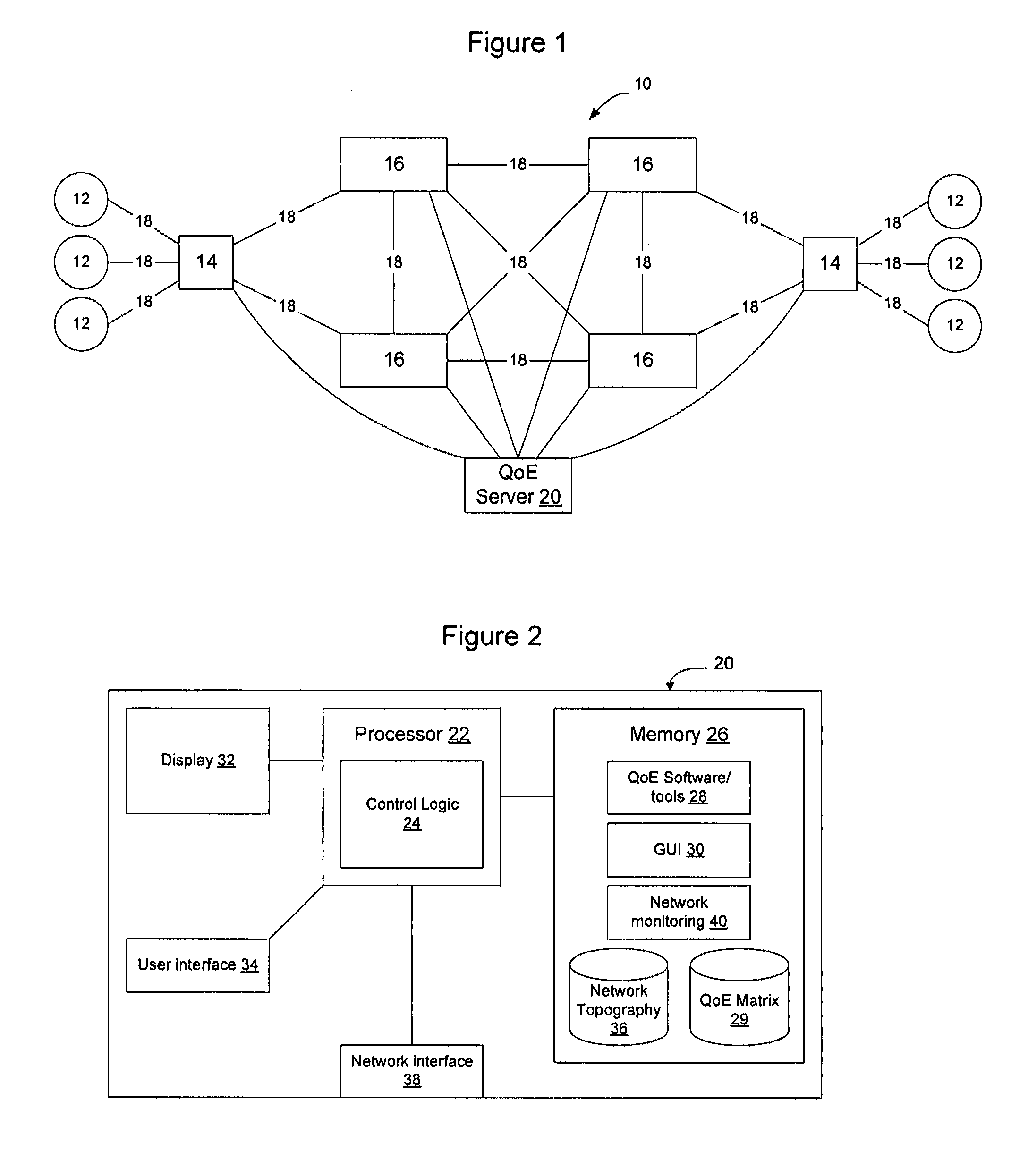 Method and apparatus for designing, updating and operating a network based on quality of experience