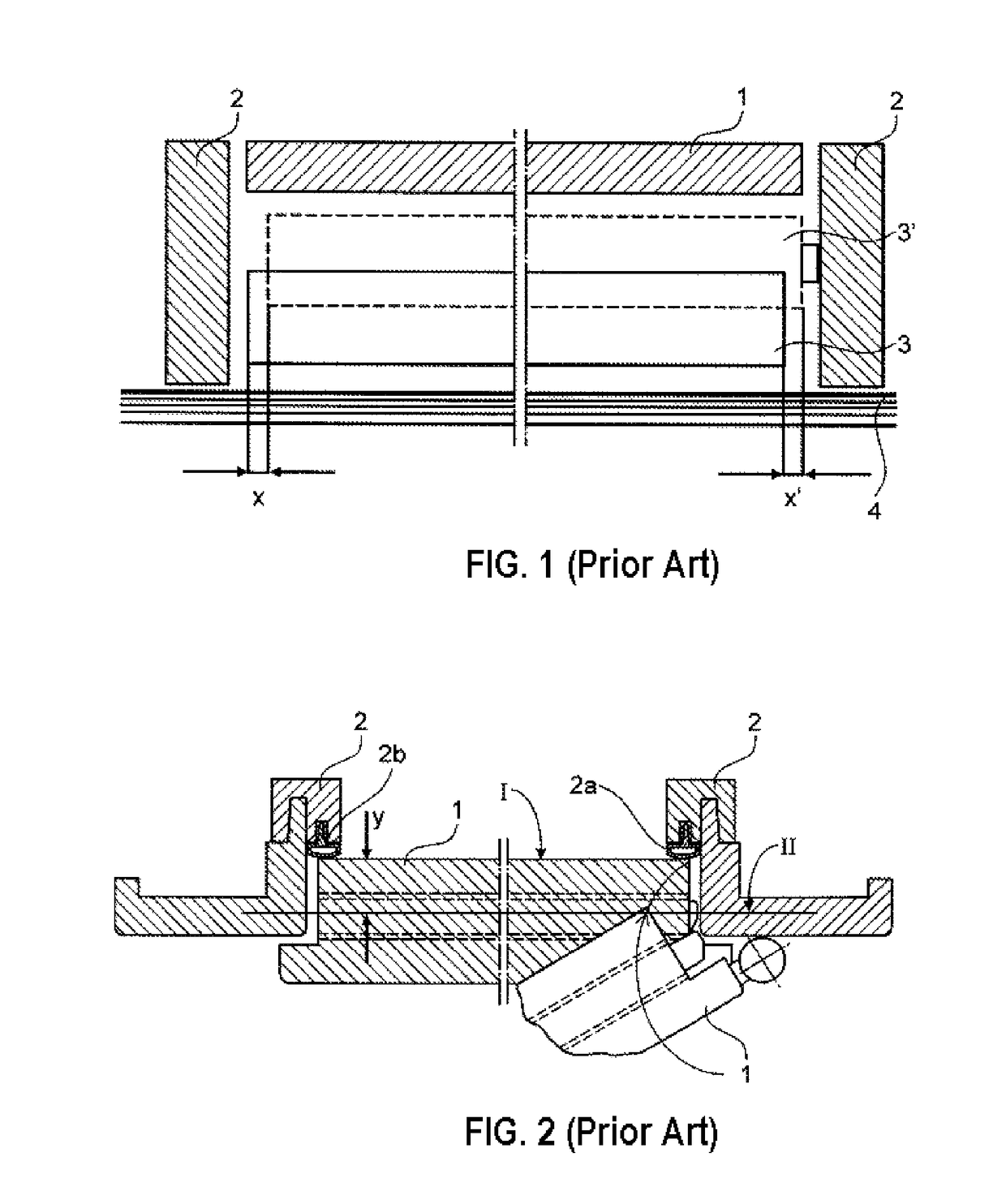 Door seal with two sealing planes