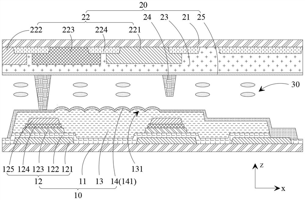 Total reflection type liquid crystal display panel