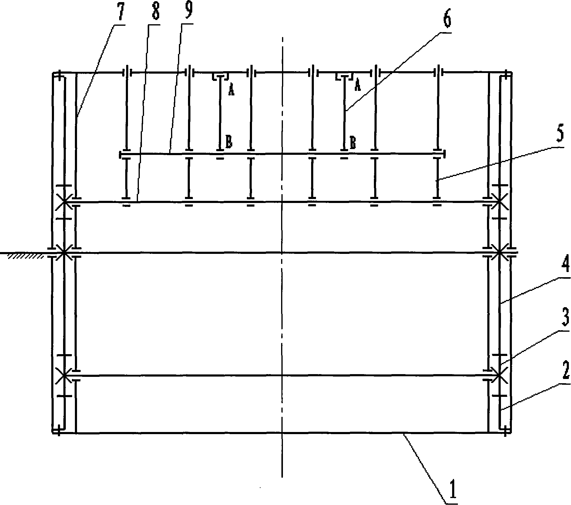 Telescopic dental formula residual film gathering method and mechanism of non-circular gear planets