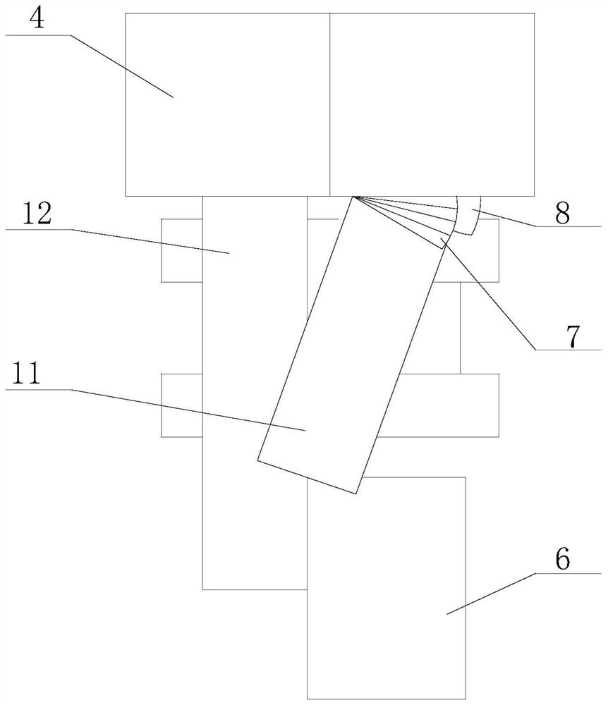 Stock bin discharging mechanism