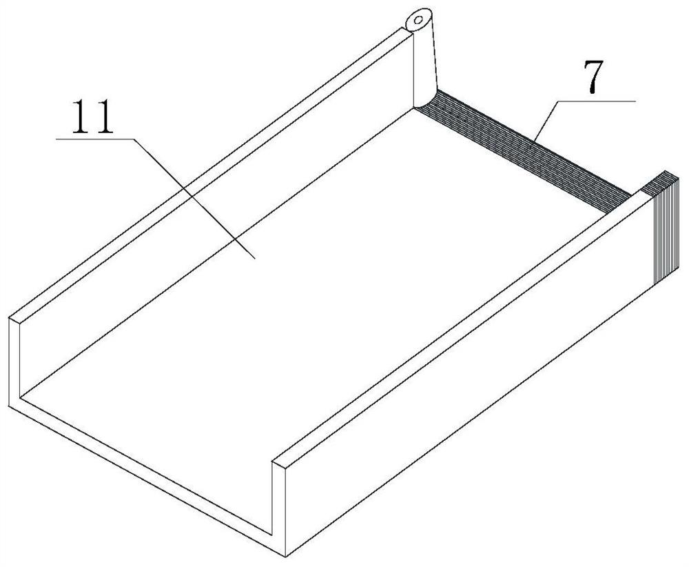 Stock bin discharging mechanism