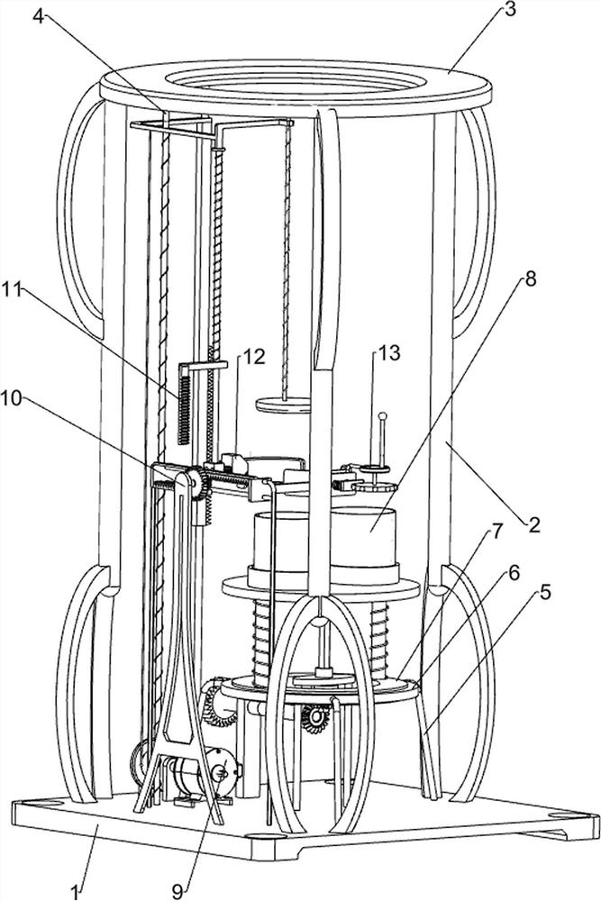 Incense stick dyeing device for incense stick processing