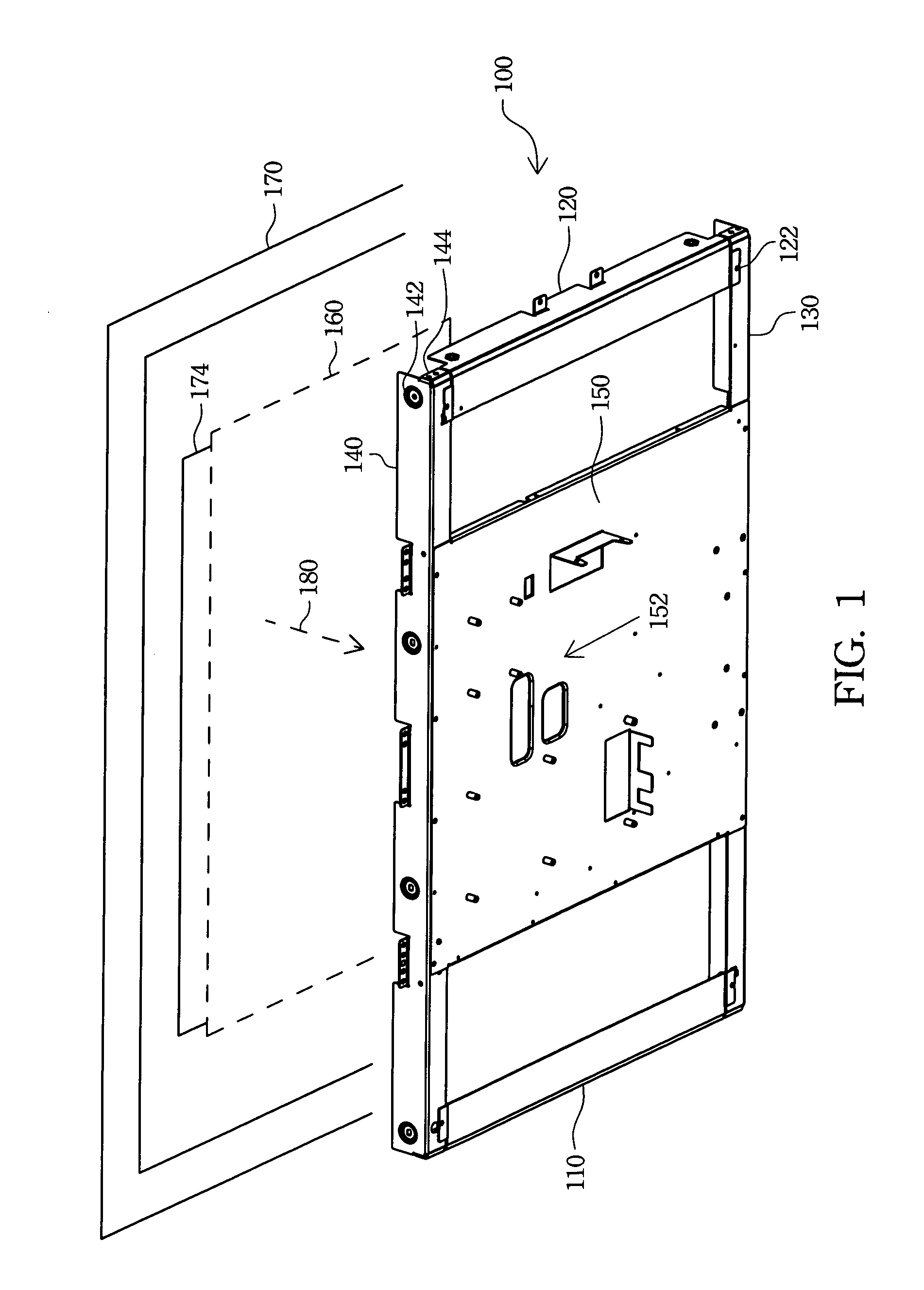 Combination frame for fixing display panel module