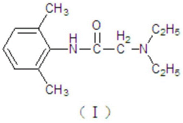 Compound xylocaine cream pharmaceutical composition and preparation method thereof