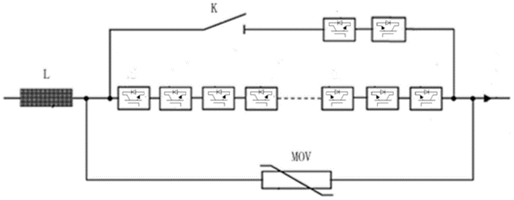 Direct current (DC) breaker topology structure and DC breaker control method