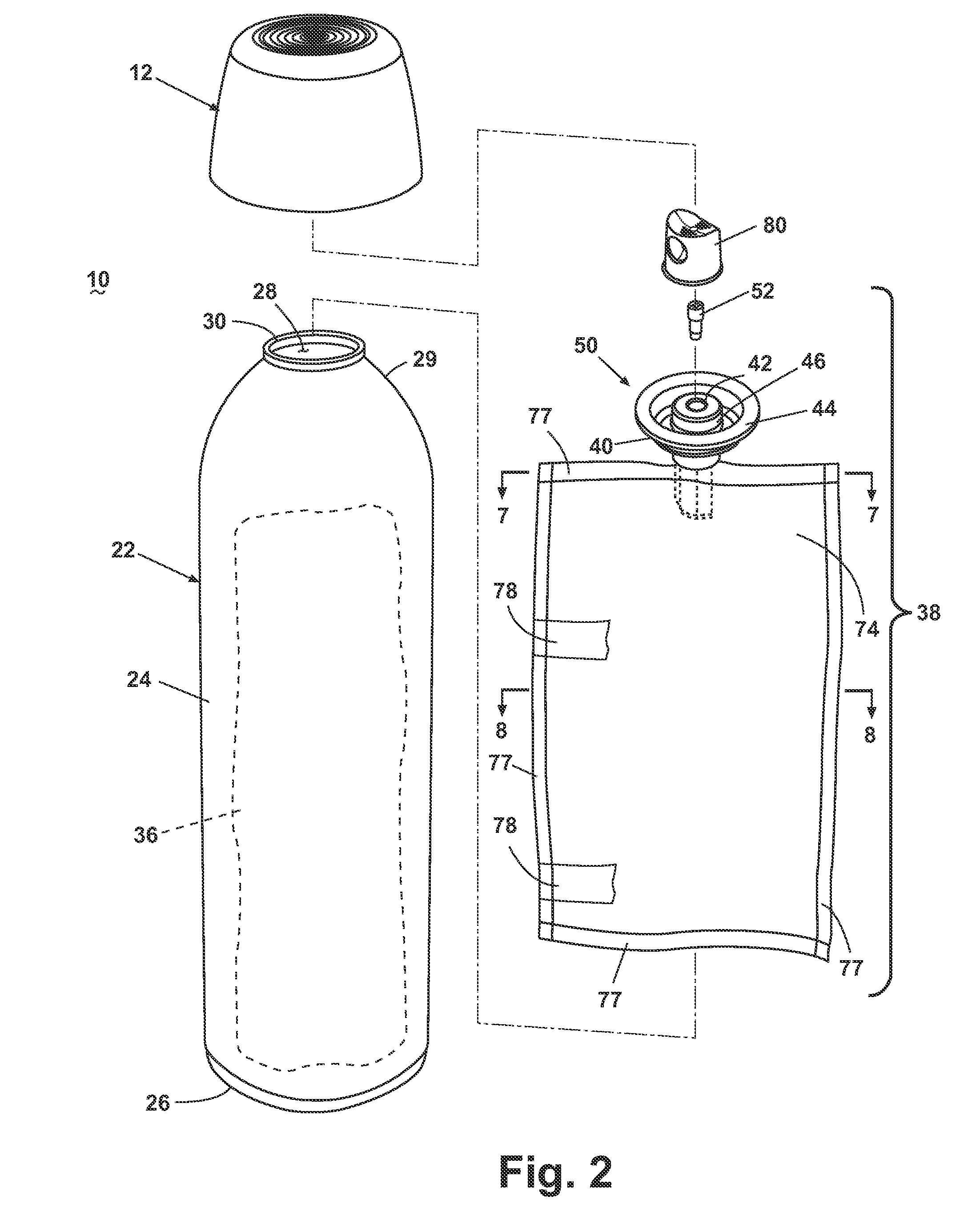 Manual spray cleaner package