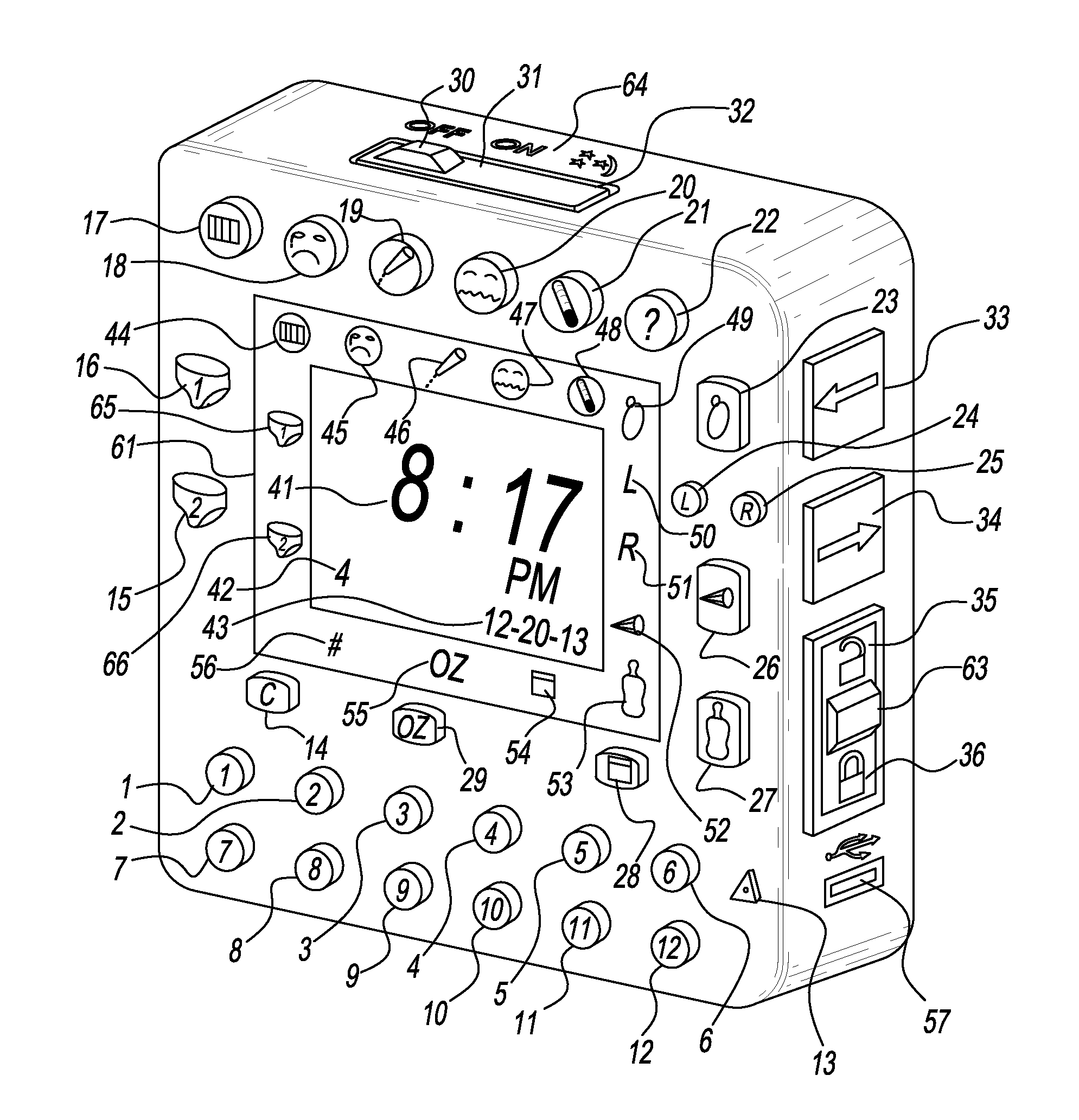 Multi-Event Time and Data Tracking Device