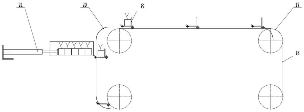 Vegetable transplanting machine automatic seedling delivery device