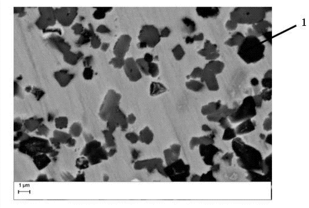 Powdered material used for preparing high-temperature wear-resistant cladding layer and preparation method thereof