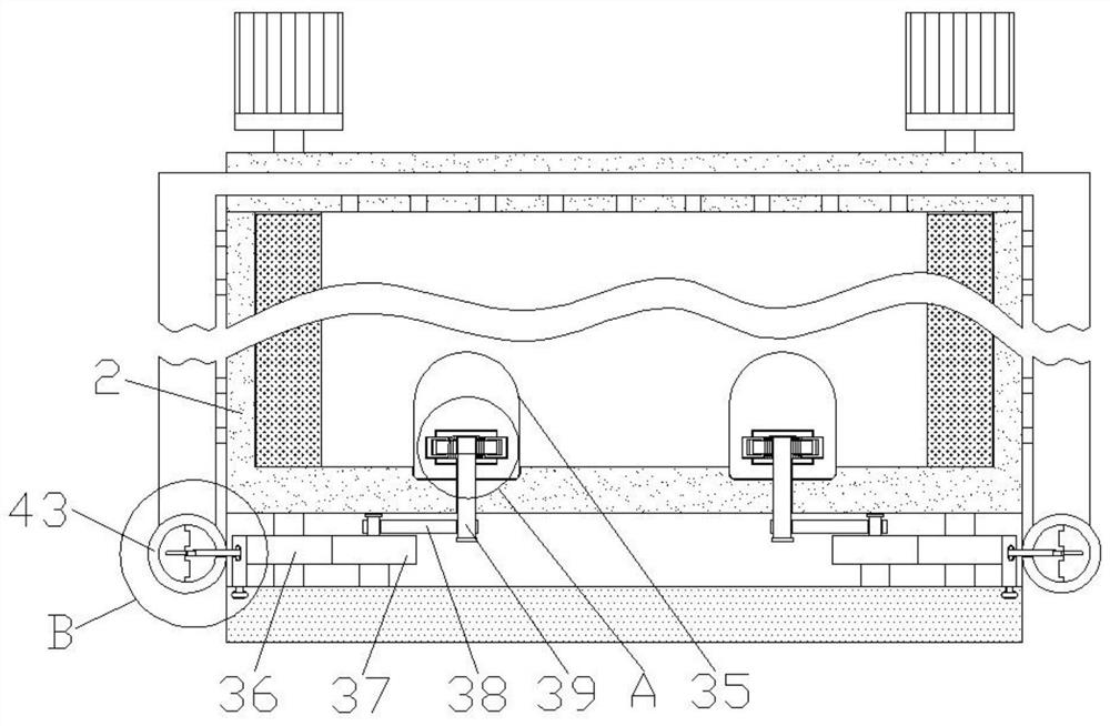 Aerated brick blank steam curing device