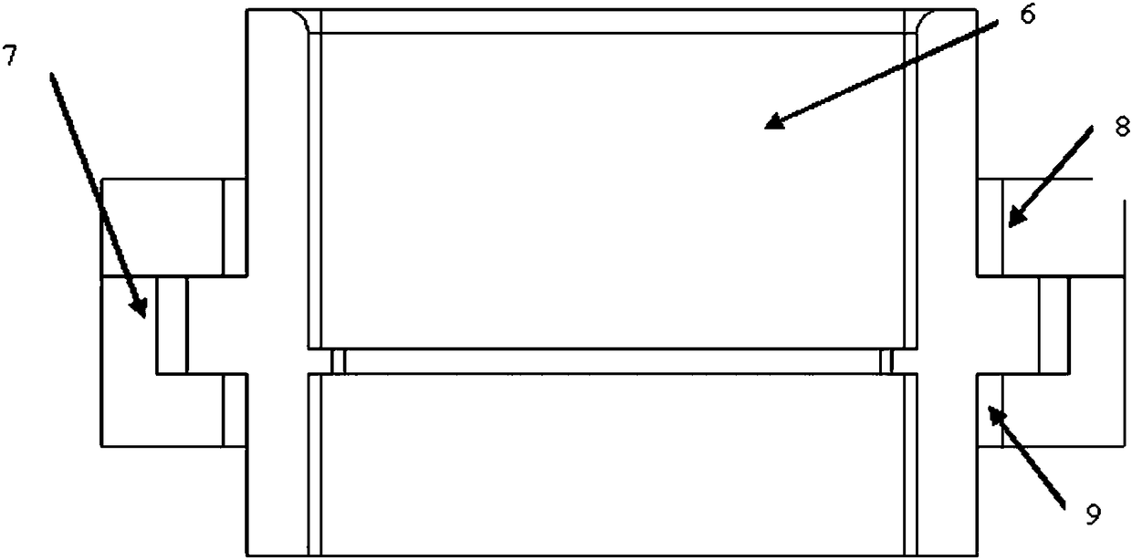 A limit return device based on micro-rectangular floating blind mate connector