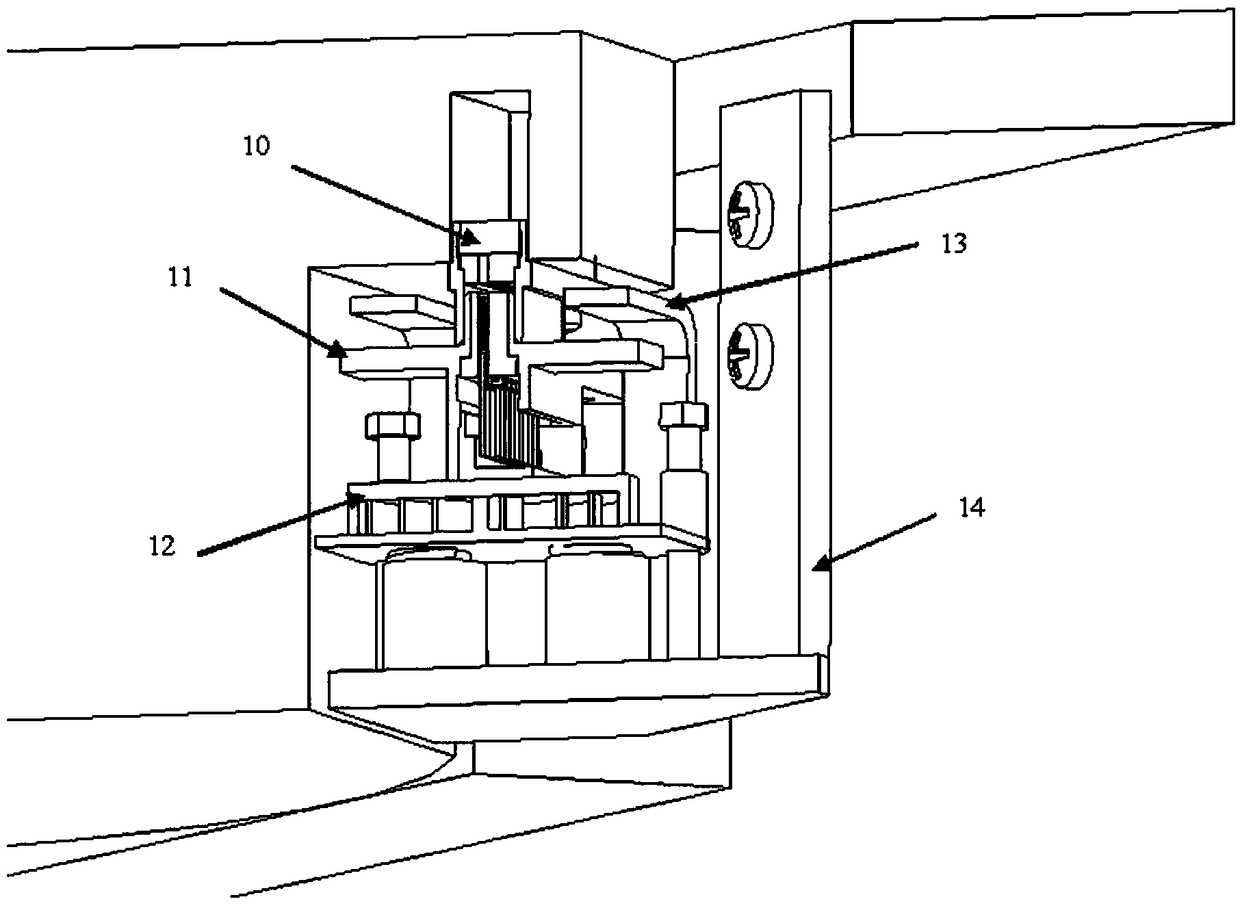 A limit return device based on micro-rectangular floating blind mate connector