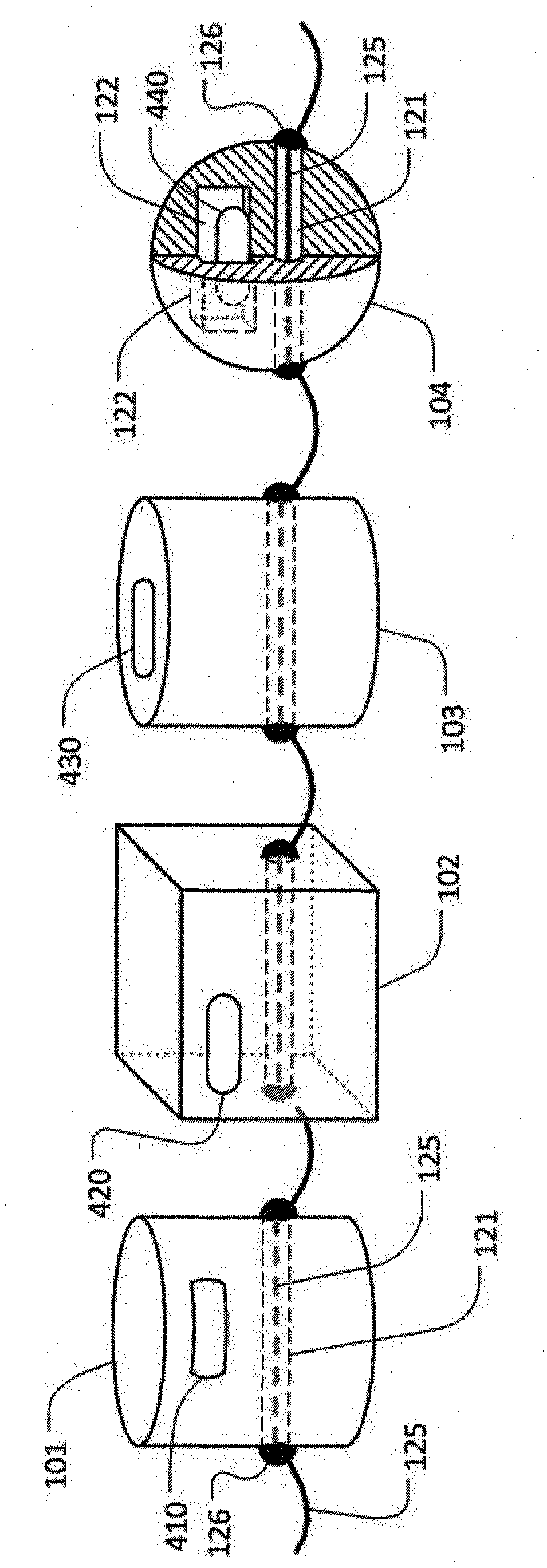 Tandem structure of RFID tags