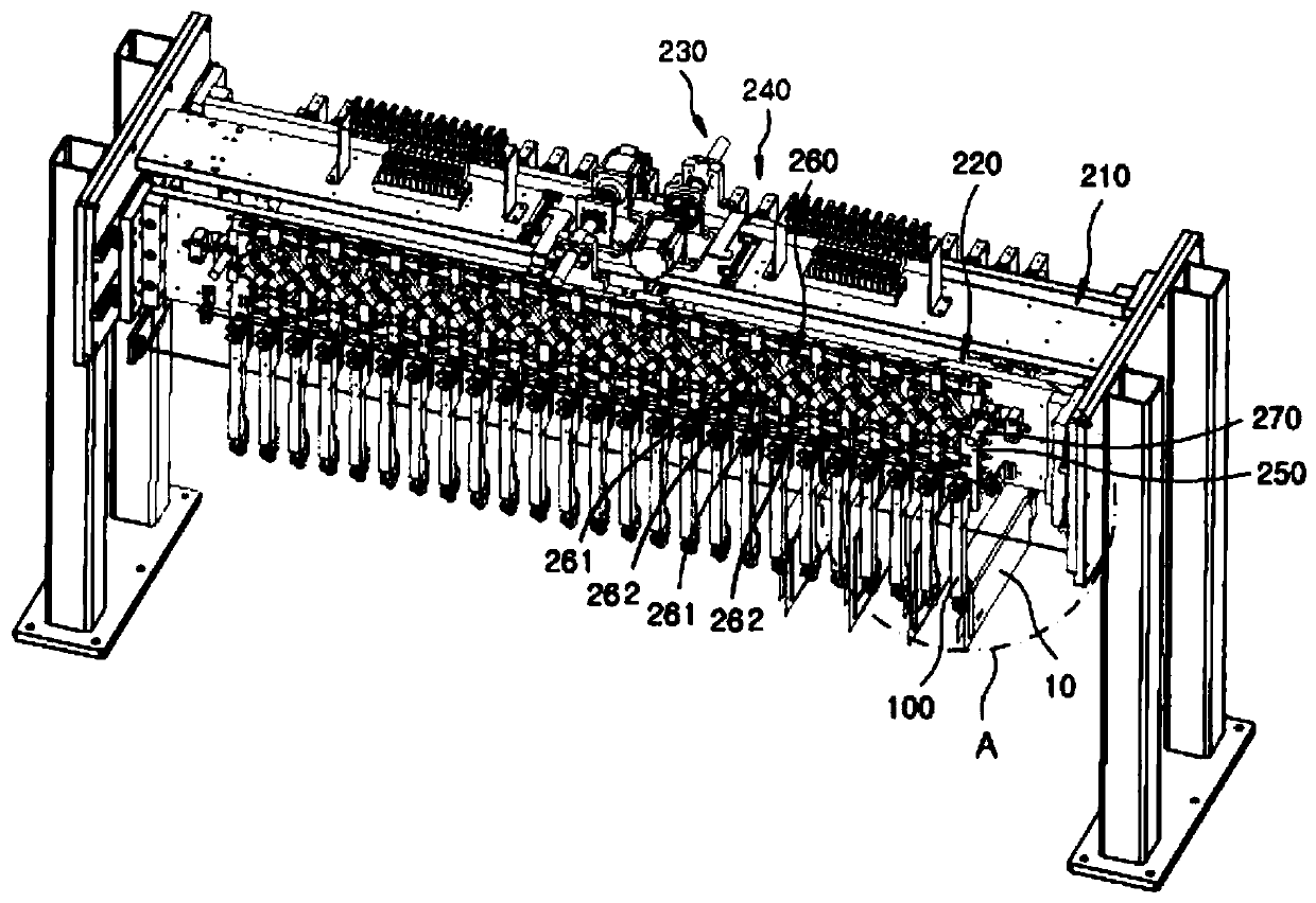 Secondary battery cell pouch gripper and transfer having the same