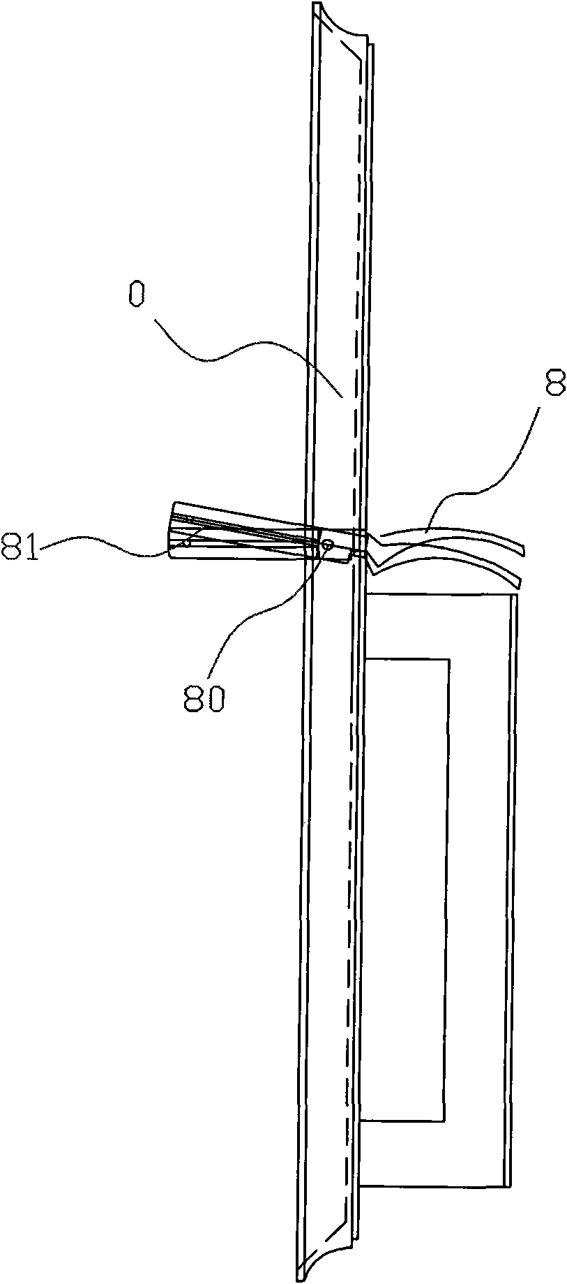 Core-insertion blade lock
