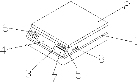 Electronic balance with statistical function