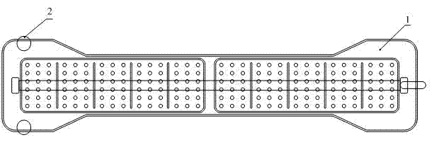 Dug distribution moving bracket of vein distribution system