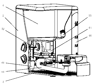 Appliance and method for cooking foods by combining hot water and steam