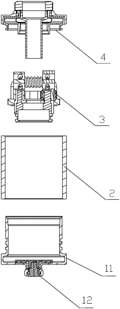 Atomizing core component, atomizer and electronic cigarette