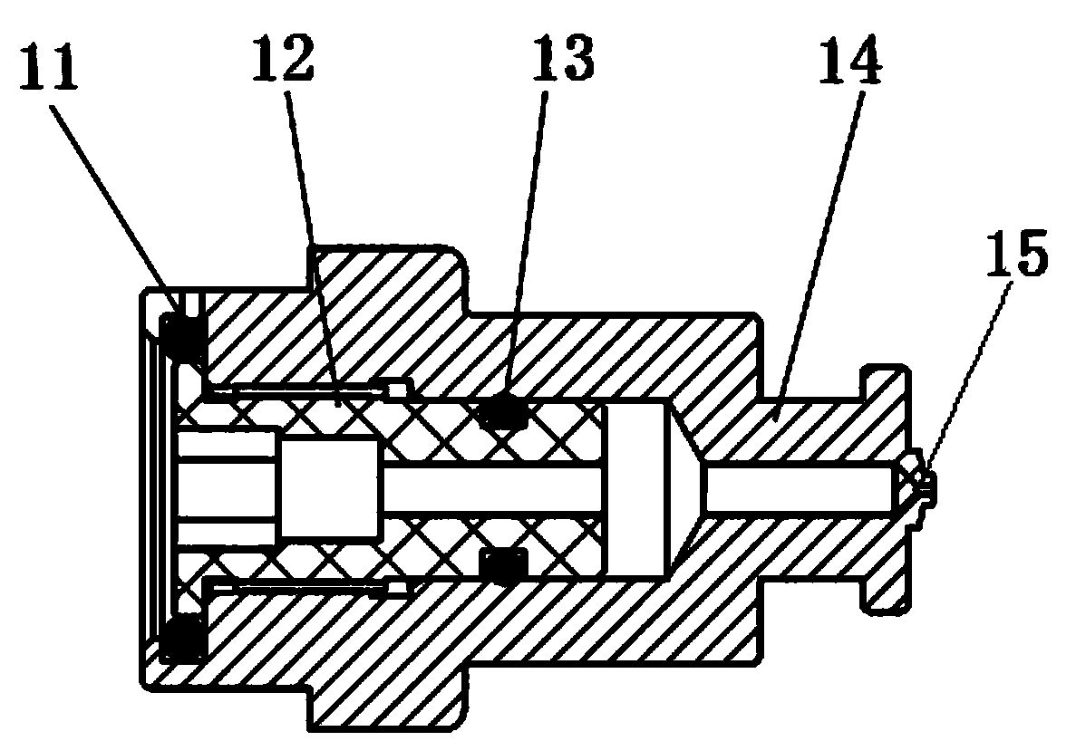 An electromagnetic actuator installed in a high-pressure gas integrated bottle valve