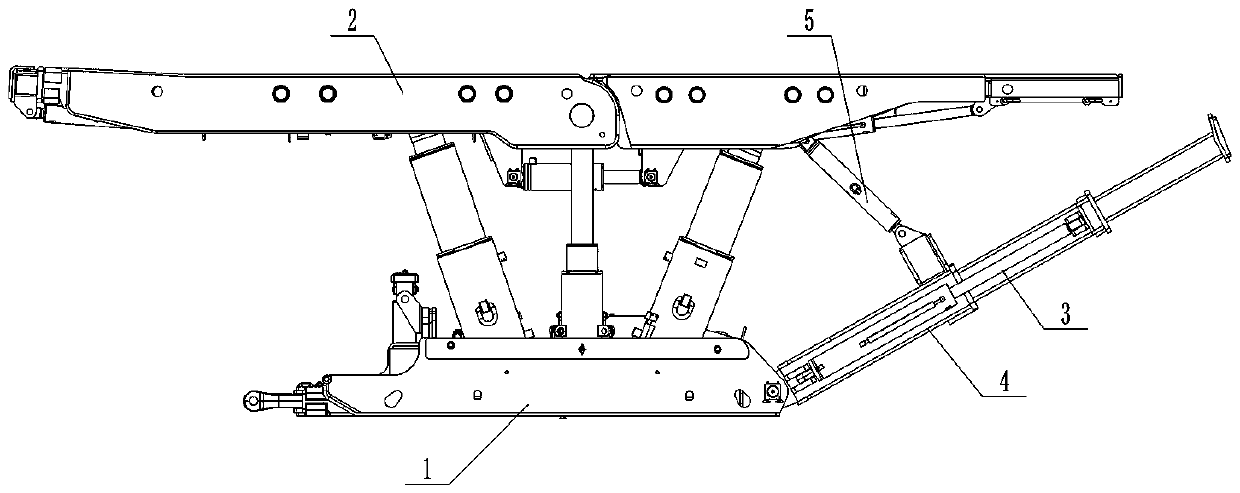 Hydraulic support and tamping mechanism