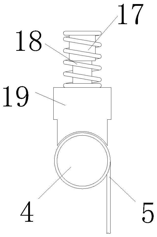 Electric stage opening and closing device