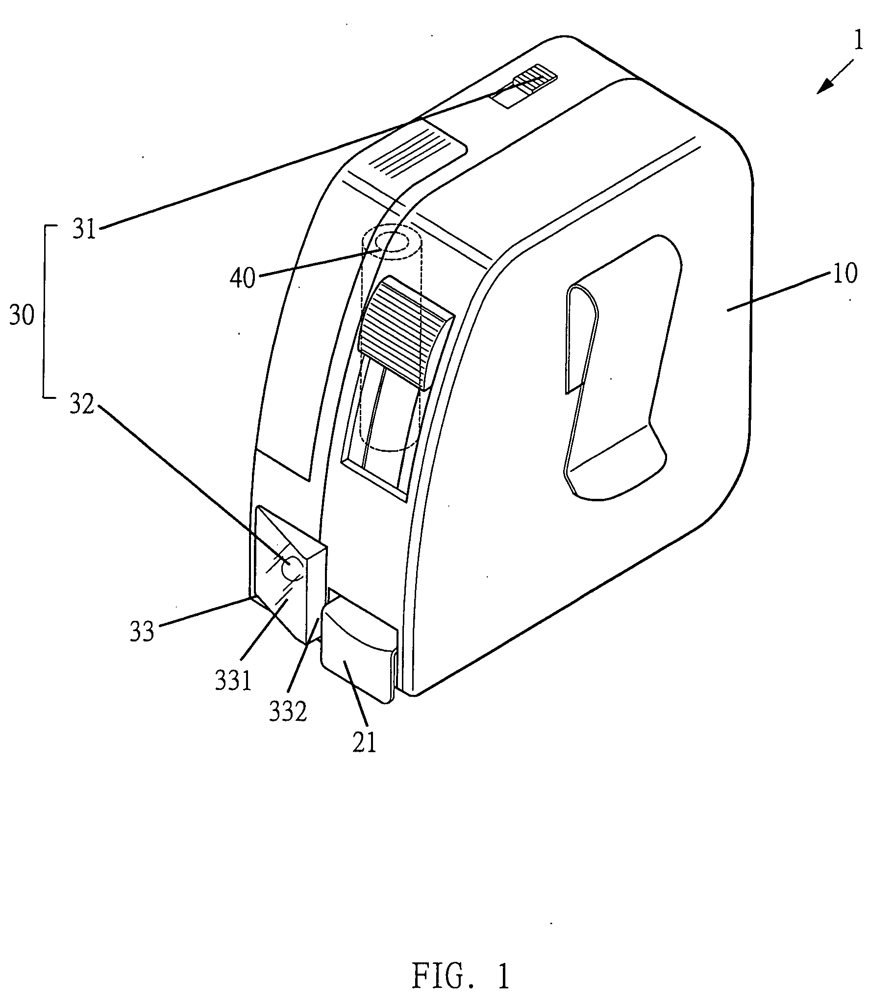 Measuring tape device with illumination function