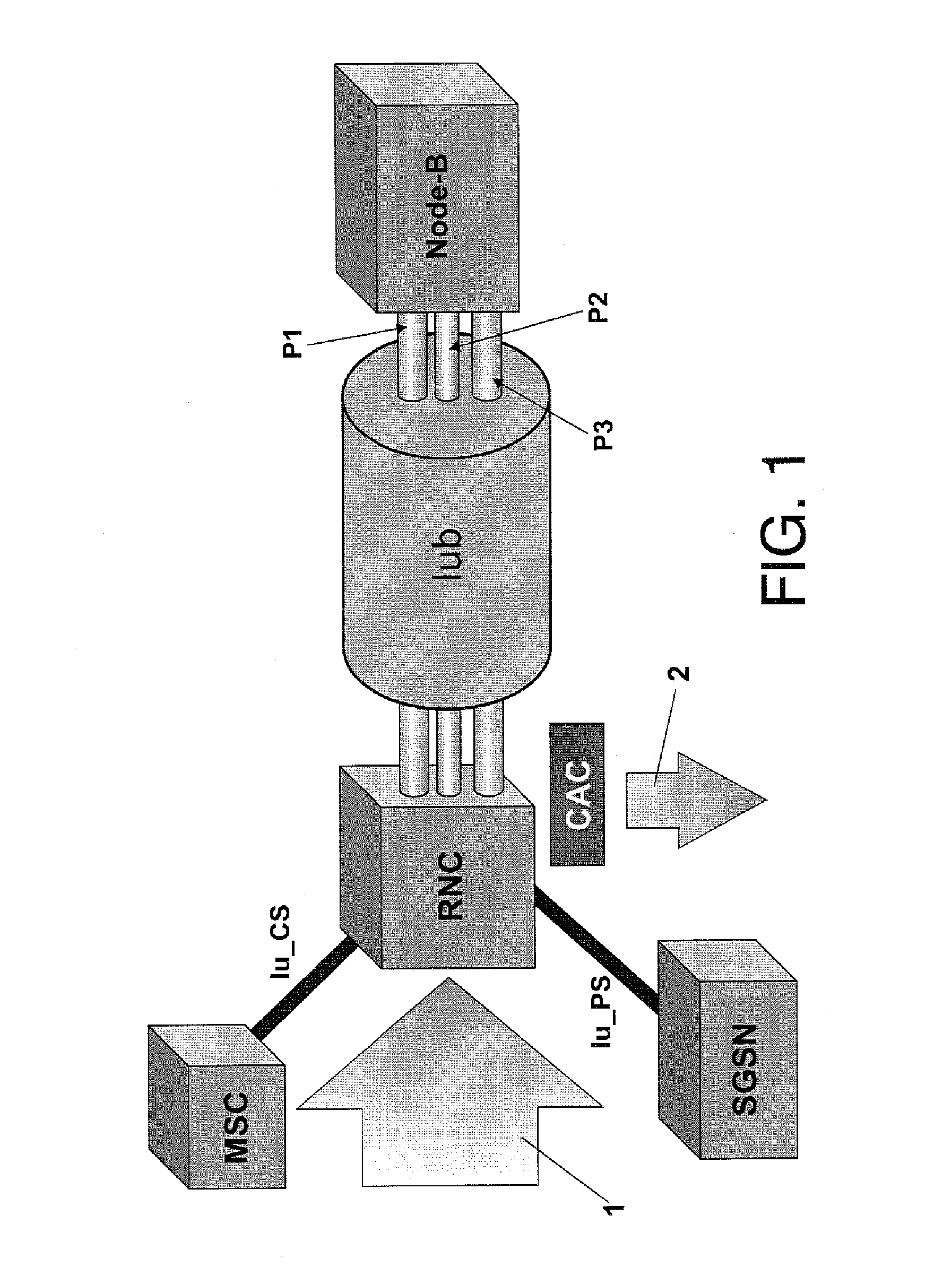 Method and device for controlling multi-path connections in radio access networks