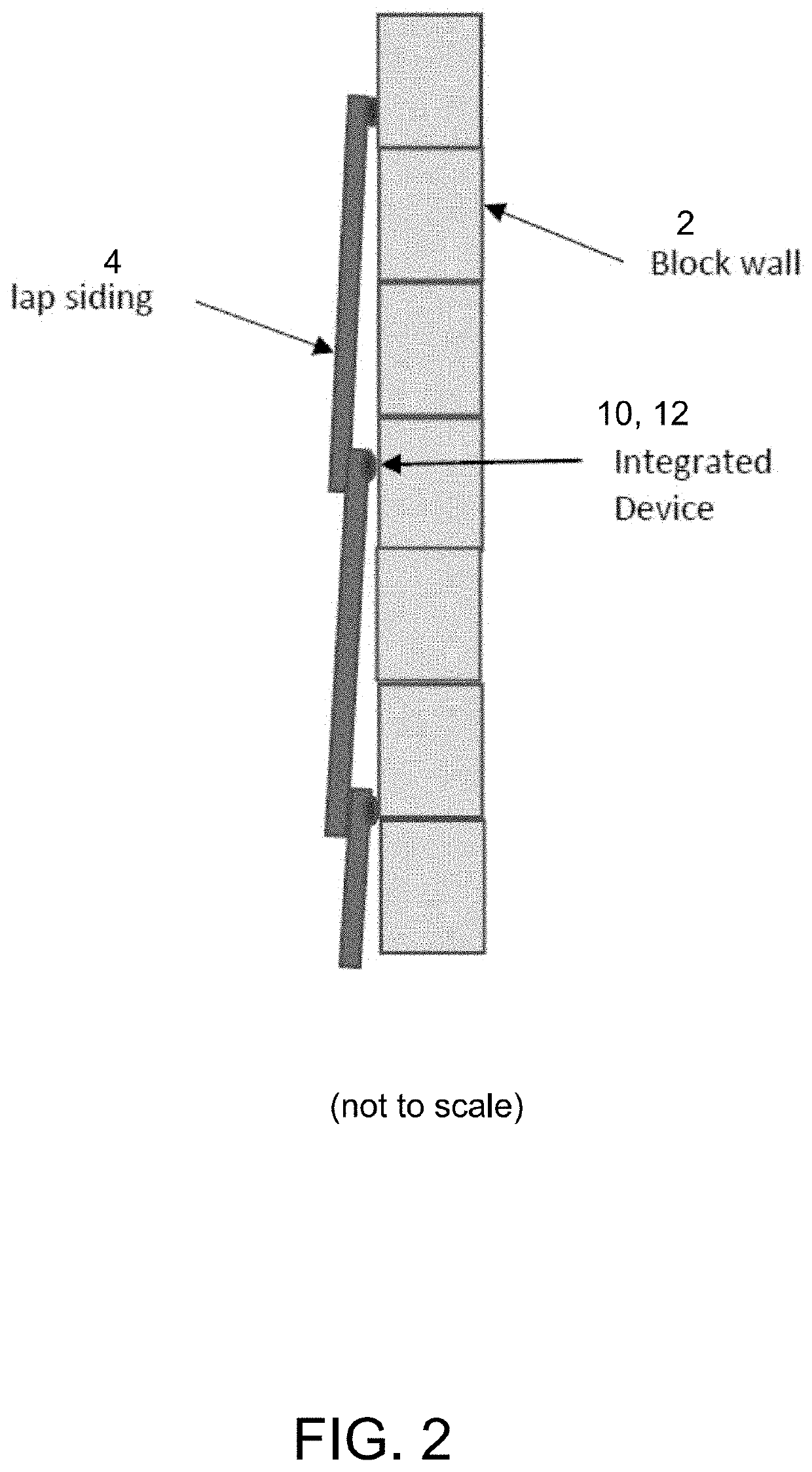 Siding with integrated rainscreen for concrete wall or block construction