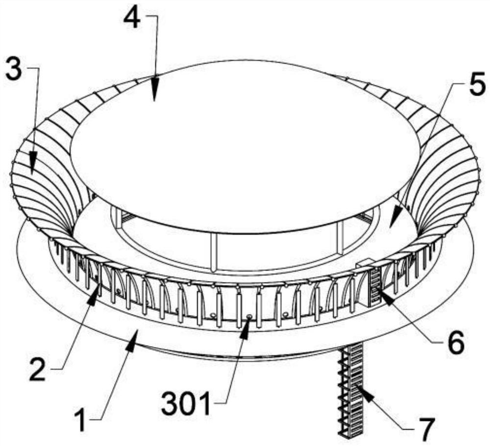 A safety protection and anti-drop device suitable for water conservancy construction sites