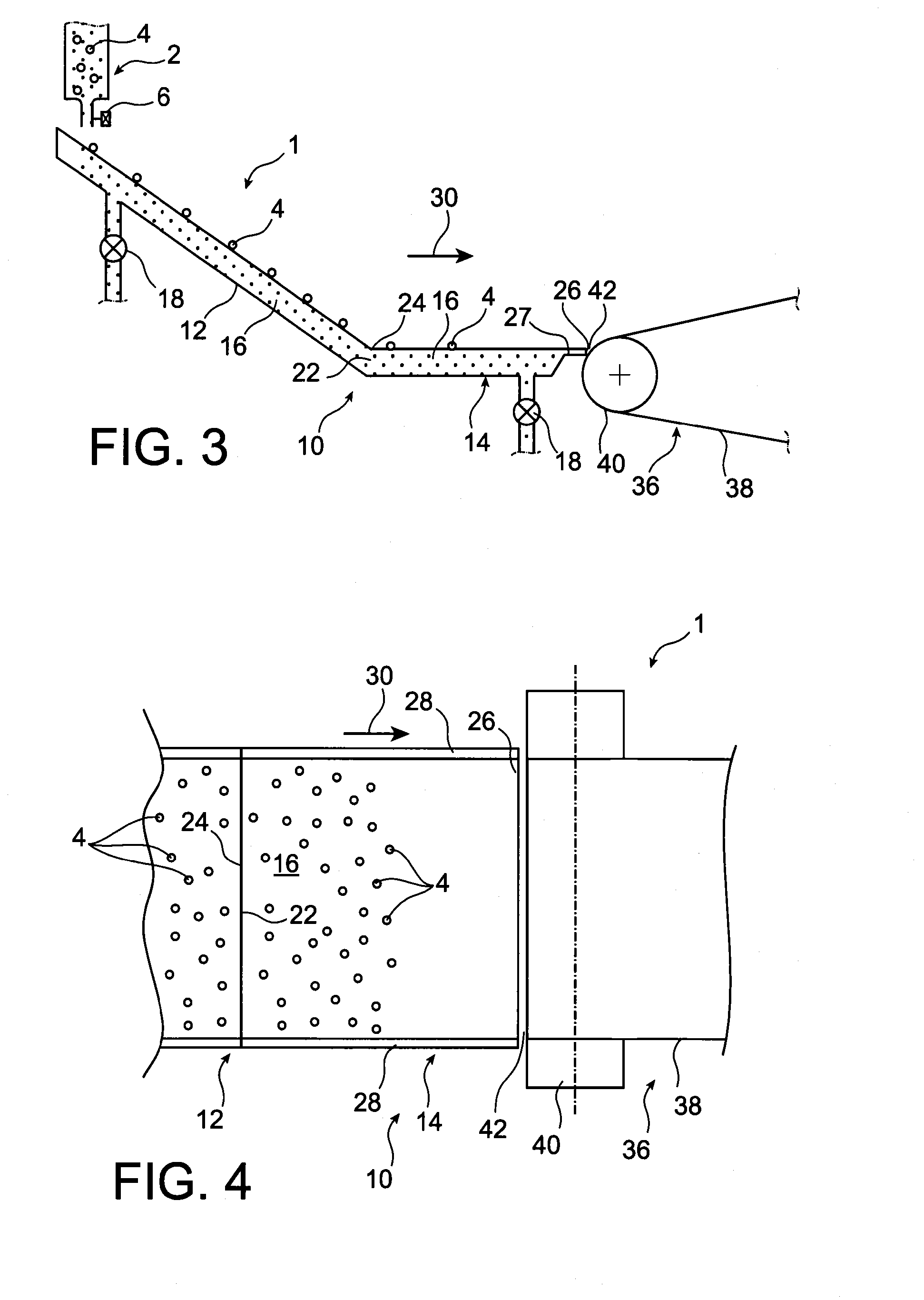 Method for transferring objects onto a substrate using a compact particle film, including a step of producing connectors on the objects