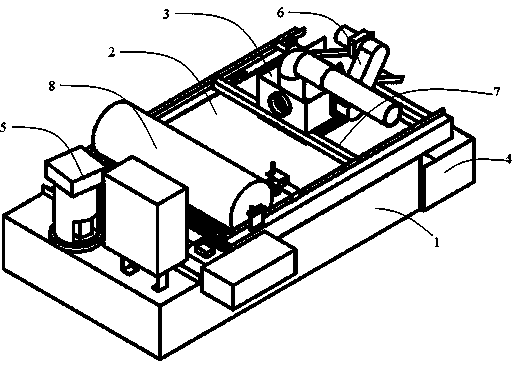 Cooling oil purification plant of sharpening grinder