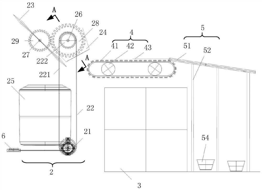 Restaurant food residue recycling device