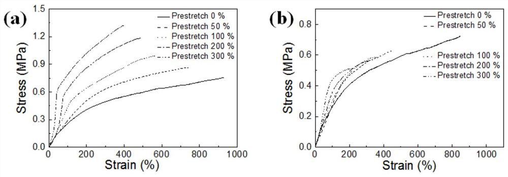 Preparation method of alginate/polyacrylamide composite hydrogel with wrinkled surface